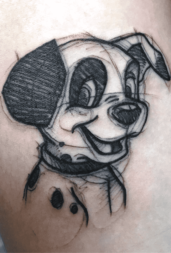 101 Dalmatians Tattoo Portrait