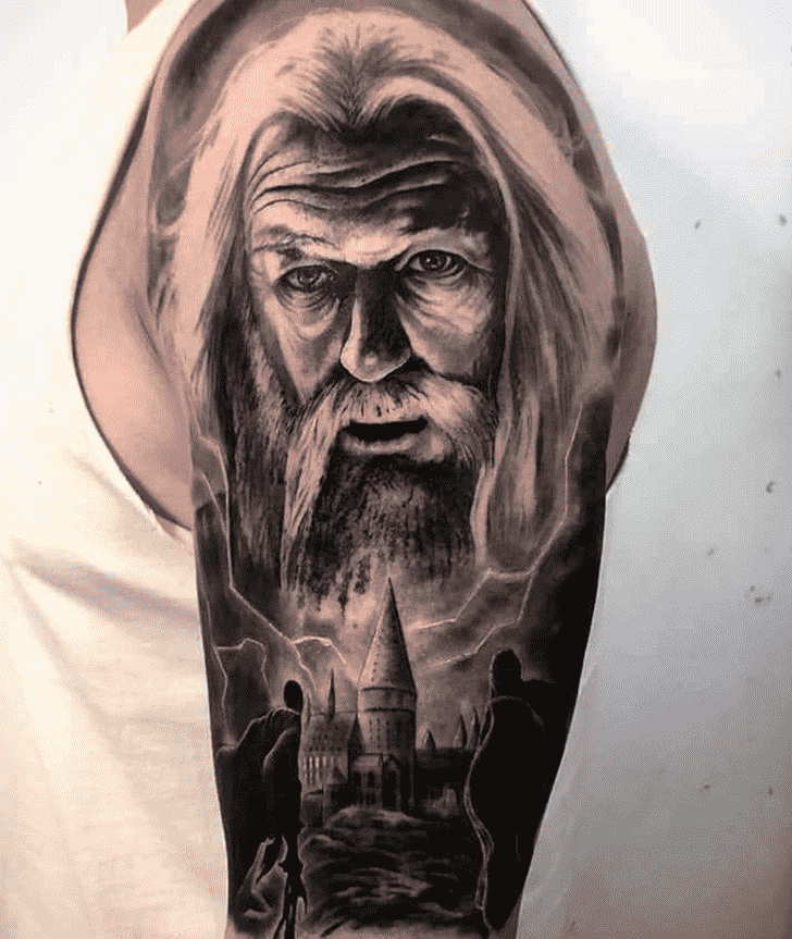 Albus Dumbledore Tattoo Design Image