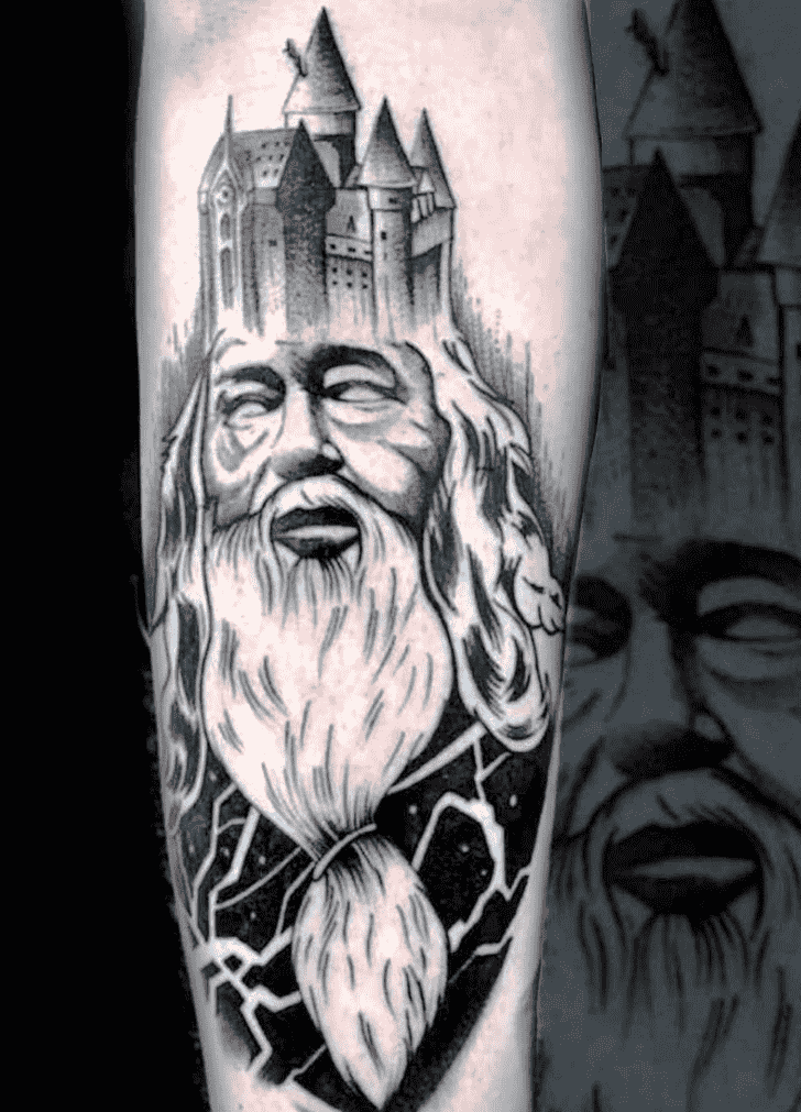 Albus Dumbledore Tattoo Photograph