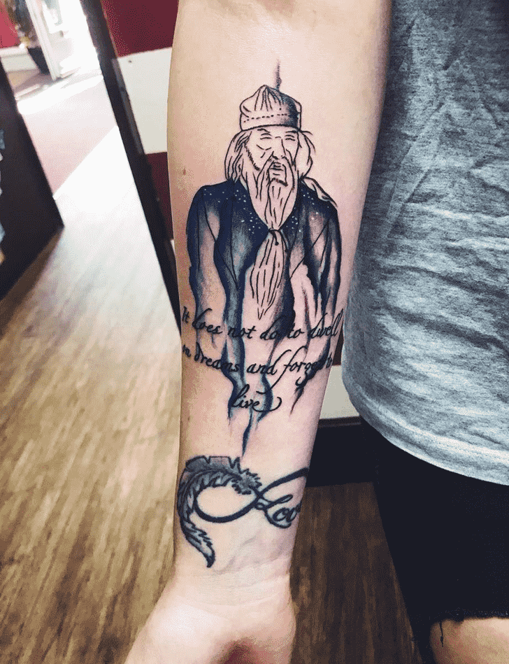 Albus Dumbledore Tattoo Photograph