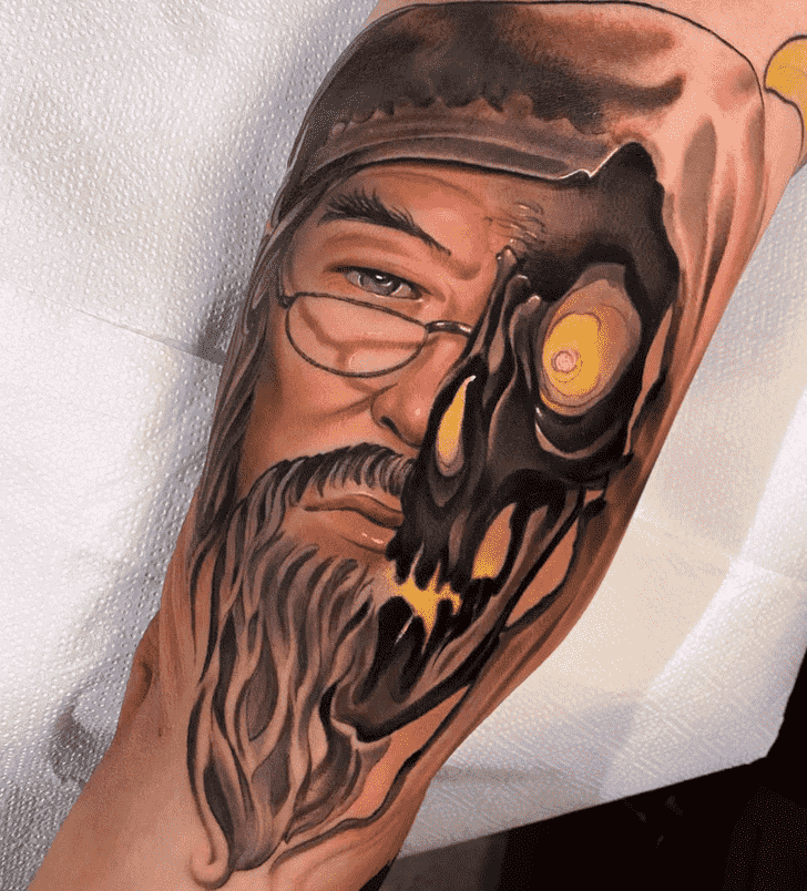Albus Dumbledore Tattoo Portrait