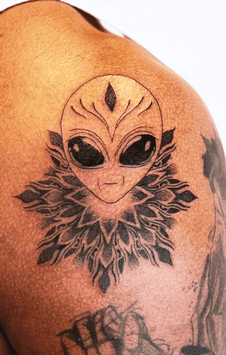 Alien Tattoo Portrait