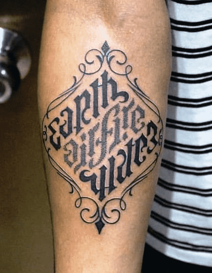 Ambigram Tattoo Portrait