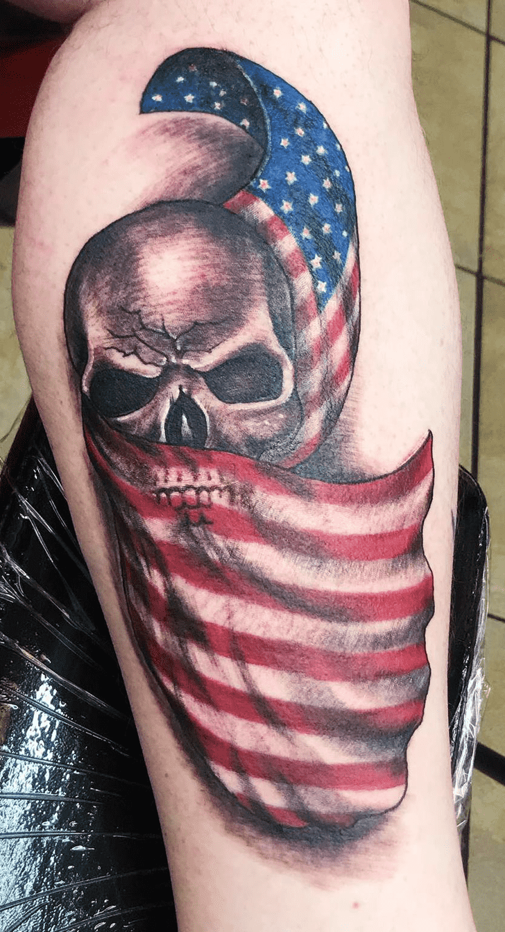 American Flag Tattoo Design Image