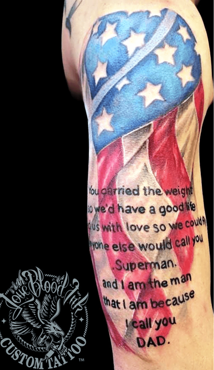 American Flag Tattoo Photo