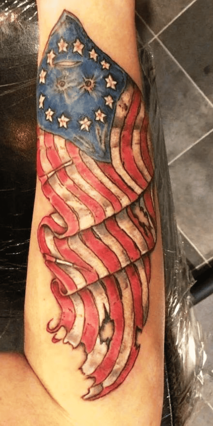 American Flag Tattoo Photo