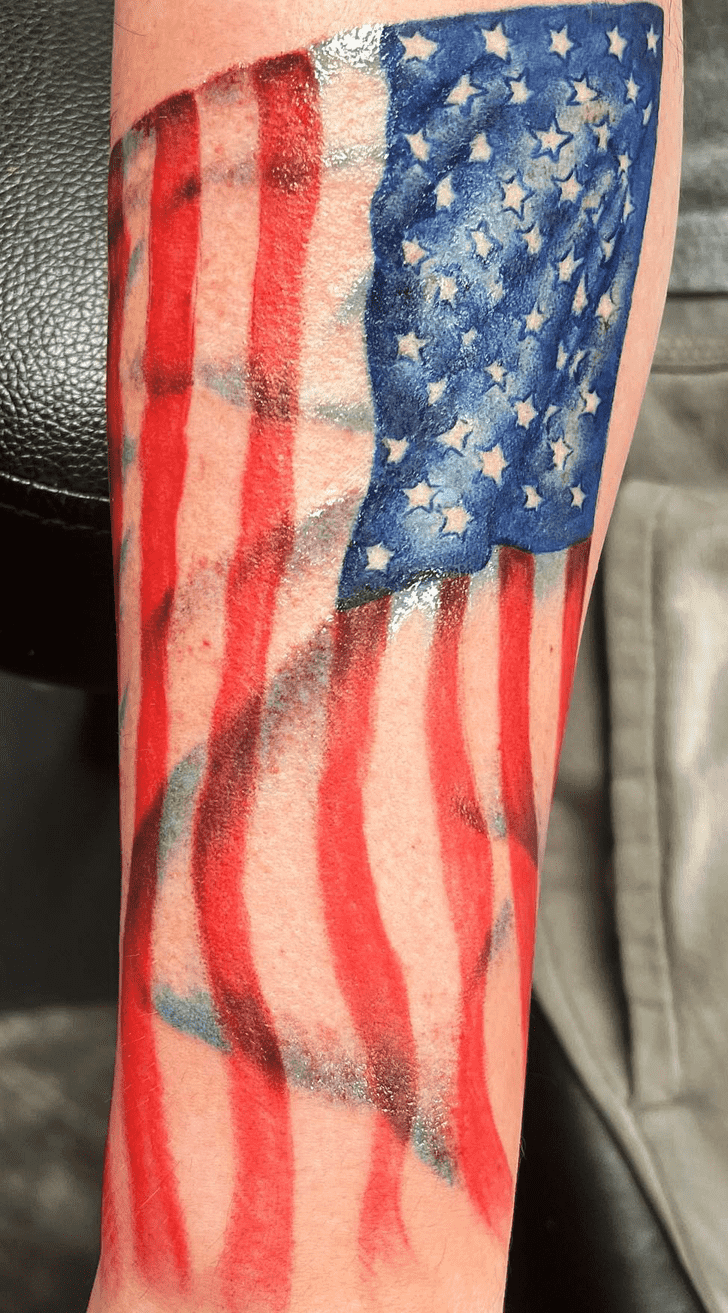 American Flag Tattoo Design Image