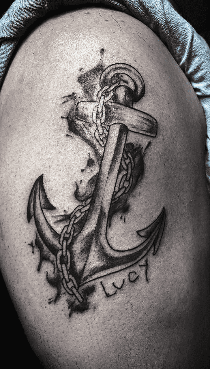 Anchor Tattoo Portrait