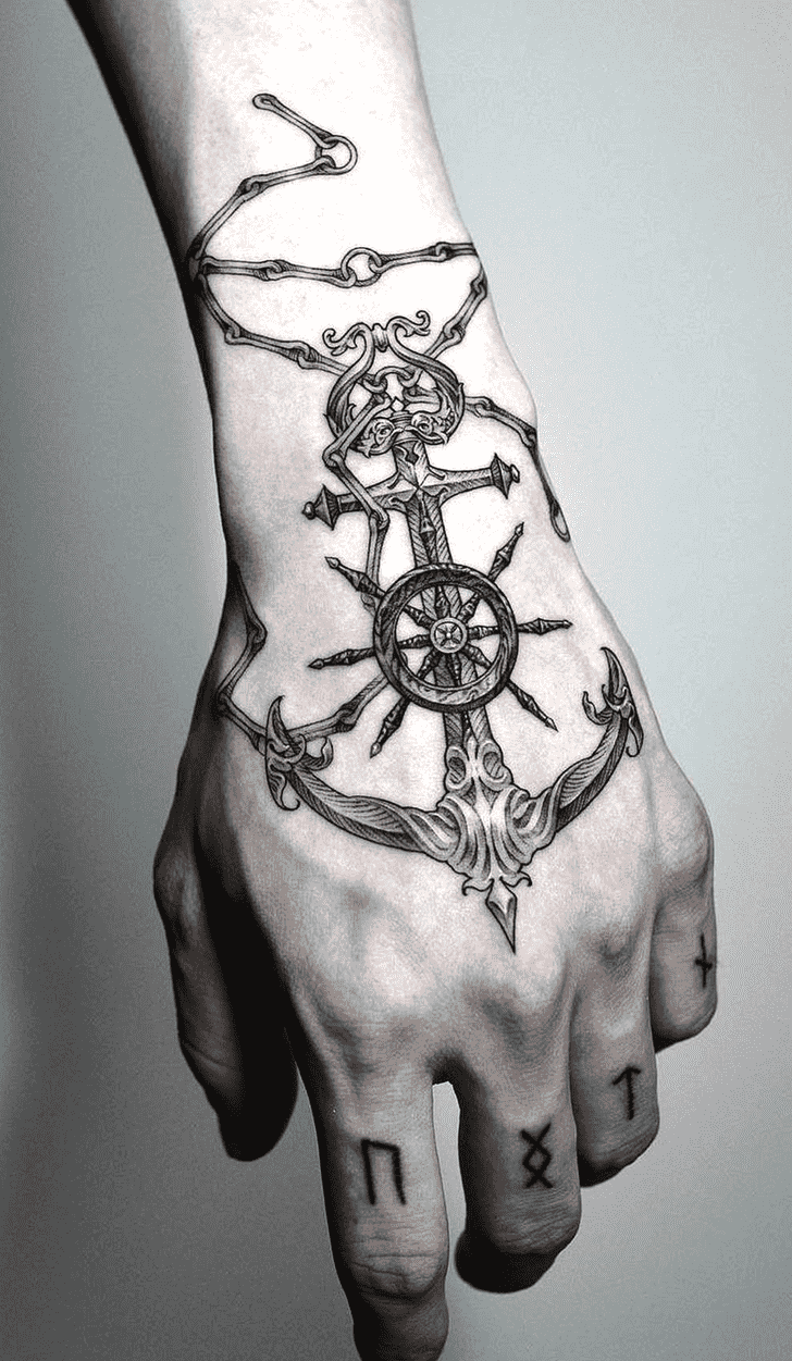 Anchor Tattoo Portrait