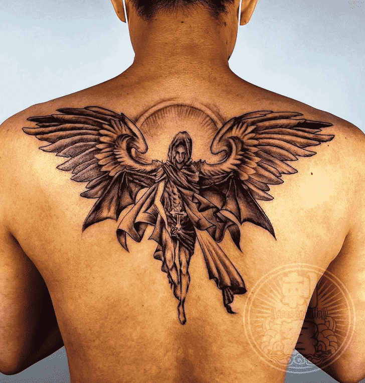 Angel Tattoo Portrait