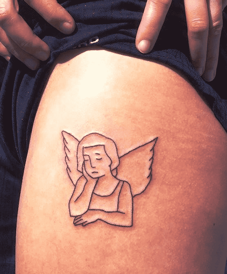 Angel Tattoo Shot