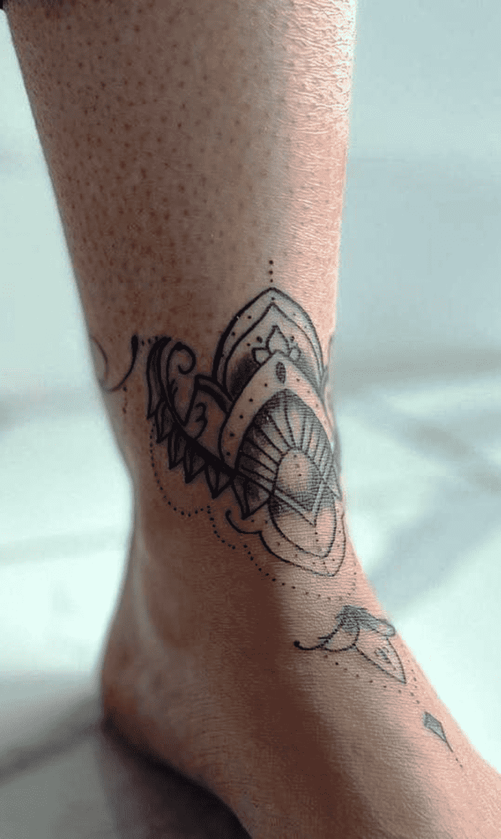 Ankle Bone Tattoo Design Image