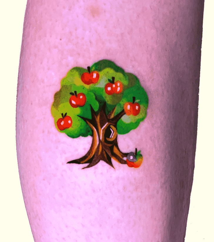 Apple Tattoo Ink