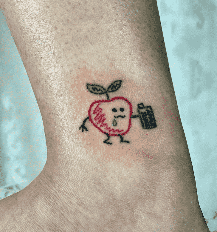 Apple Tattoo Design Image