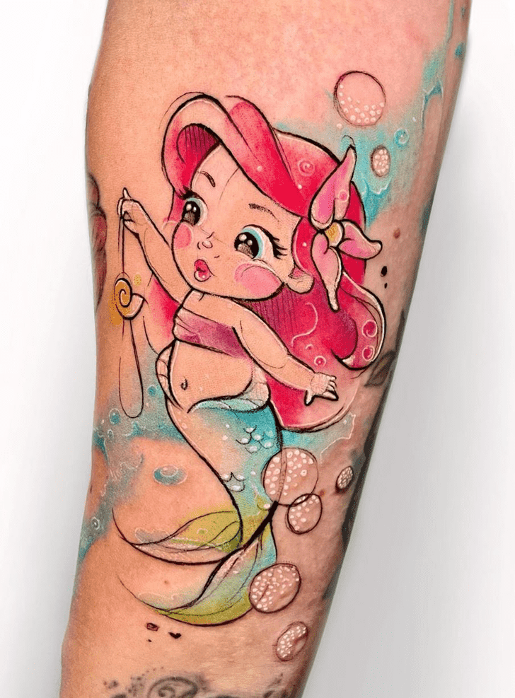 Ariel Tattoo Design Image