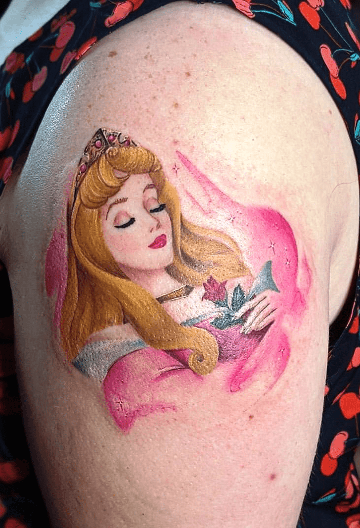 Princess Aurora Tattoo Figure