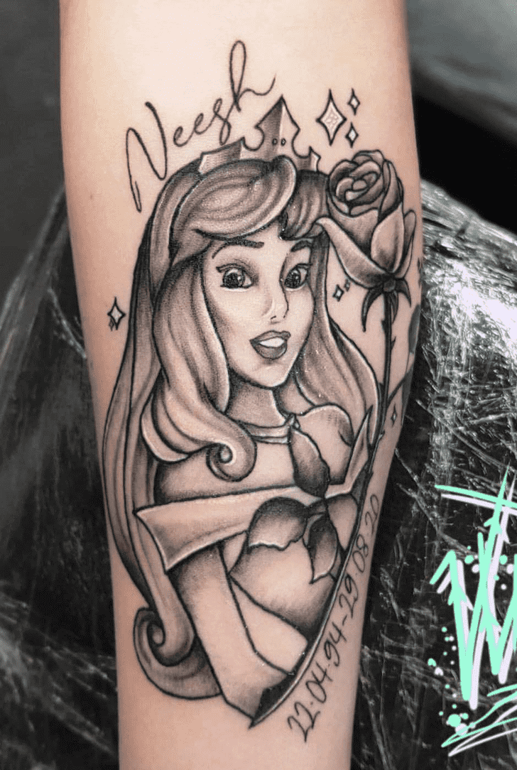 Princess Aurora Tattoo Photograph