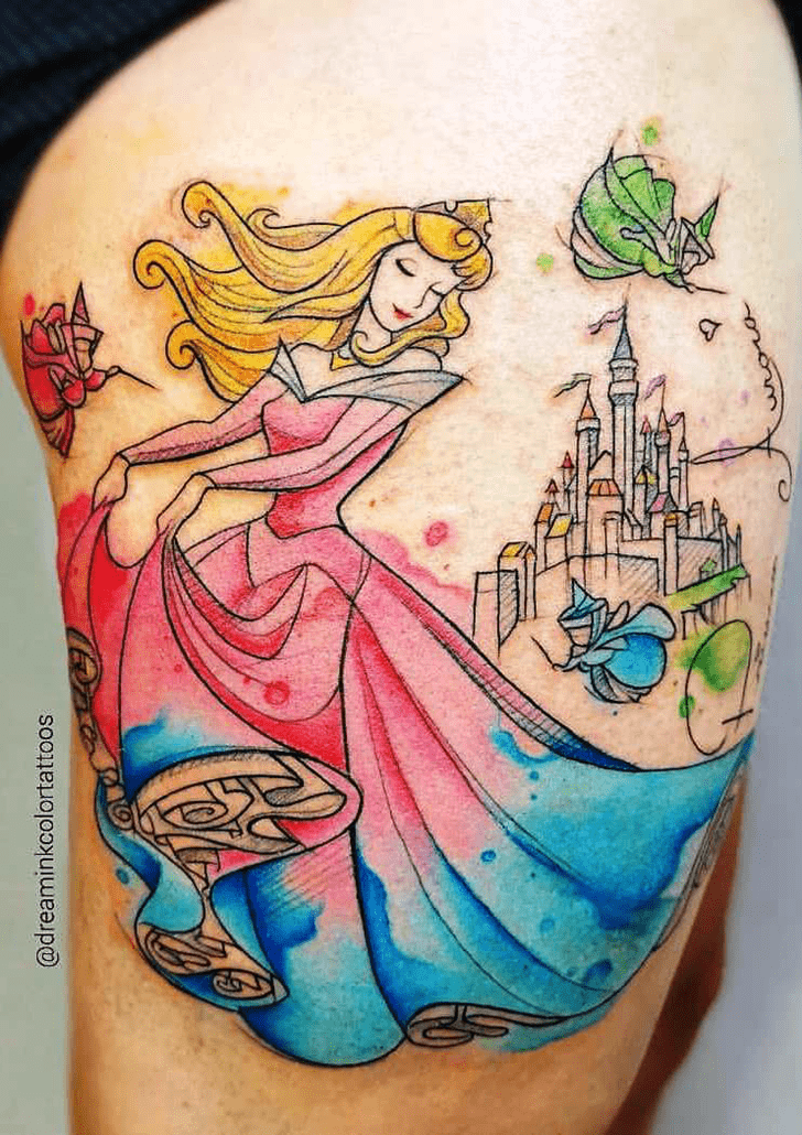 Princess Aurora Tattoo Portrait