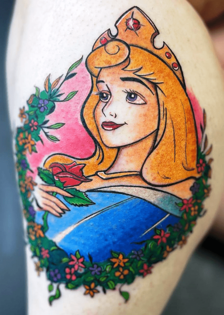 Princess Aurora Tattoo Shot