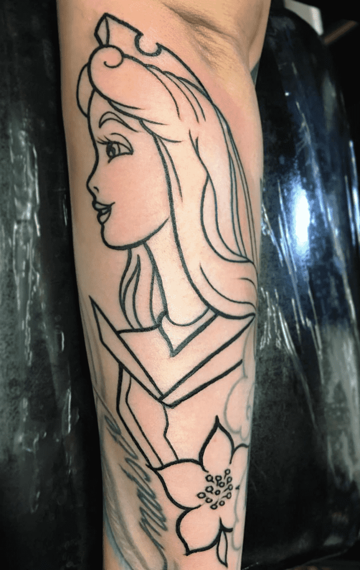 Princess Aurora Tattoo Figure