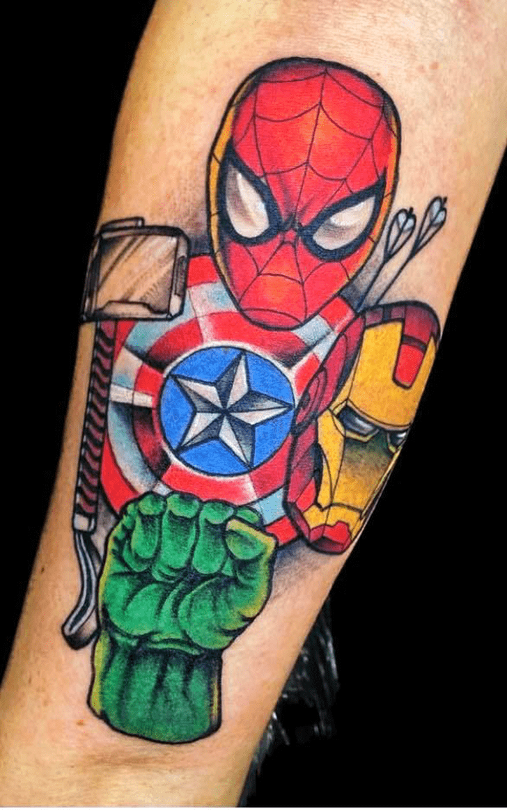 Avengers Tattoo Ink