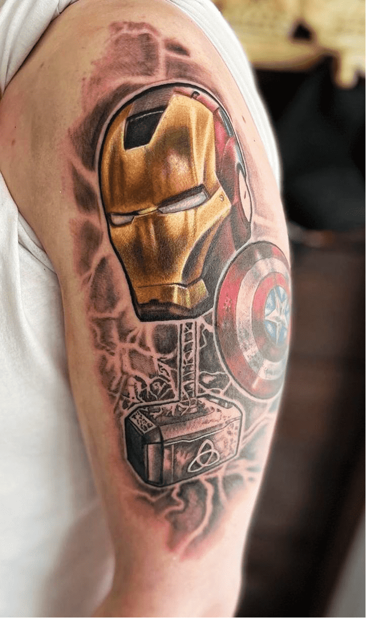 Avengers Tattoo Photograph