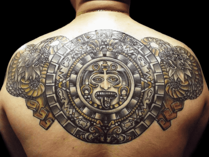 Aztec Tattoo Figure