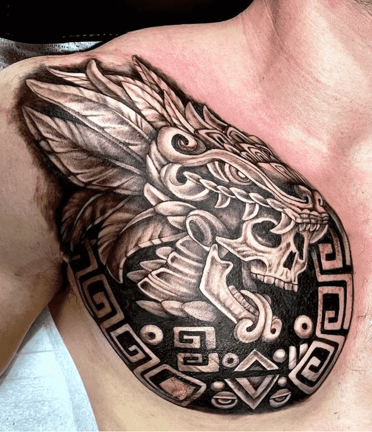 Aztec Tattoo Figure