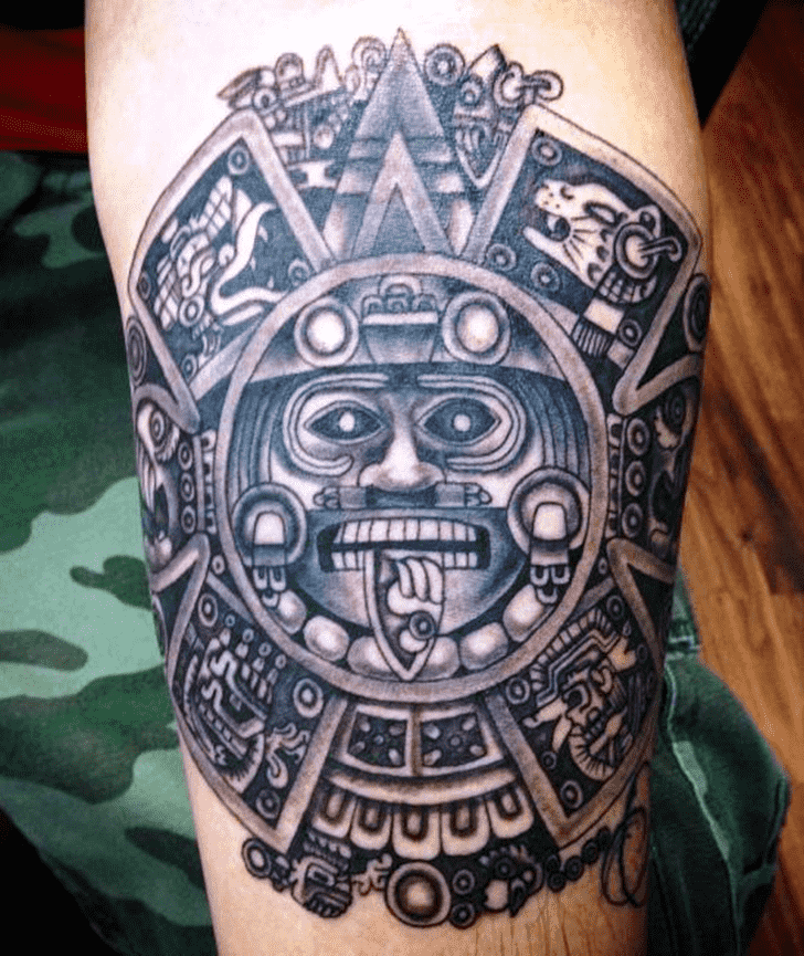 Aztec Tattoo Portrait