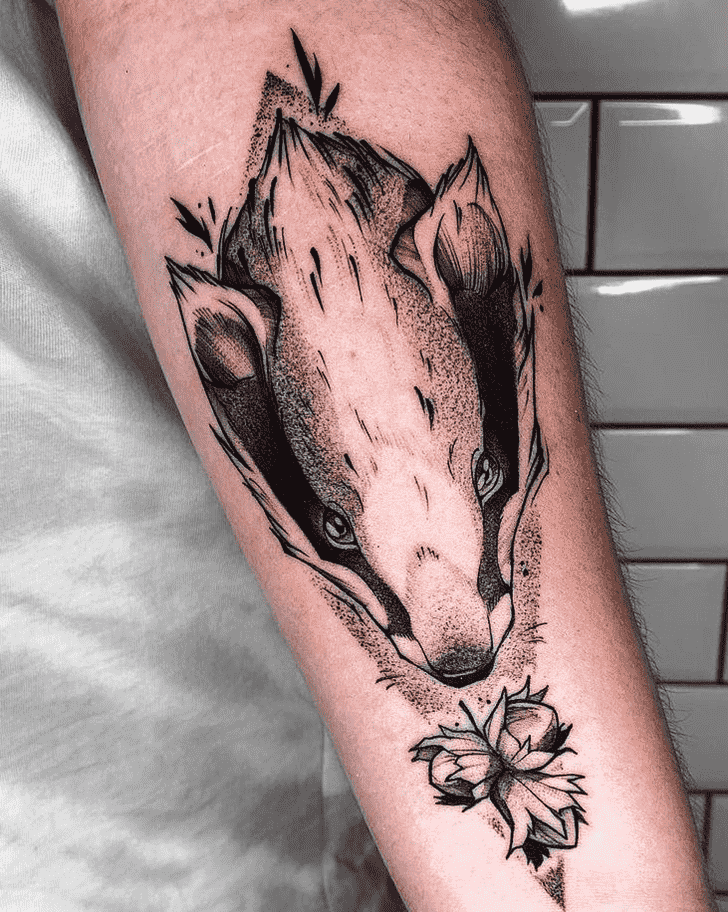Badger Tattoo Photo