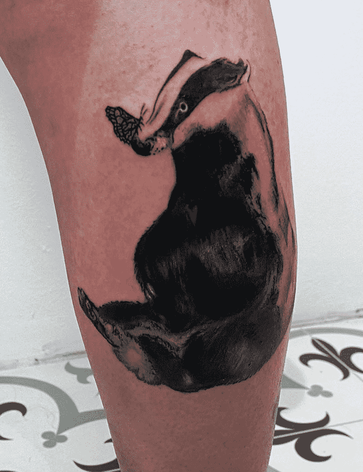 Badger Tattoo Portrait