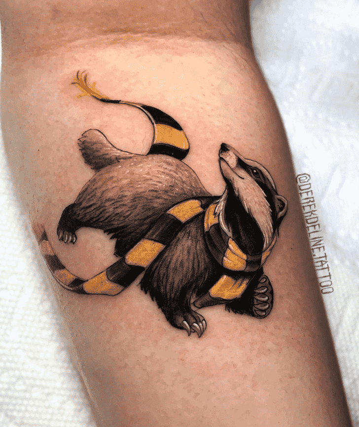 Badger Tattoo Design Image