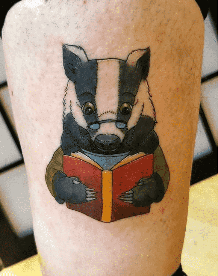 Badger Tattoo Portrait