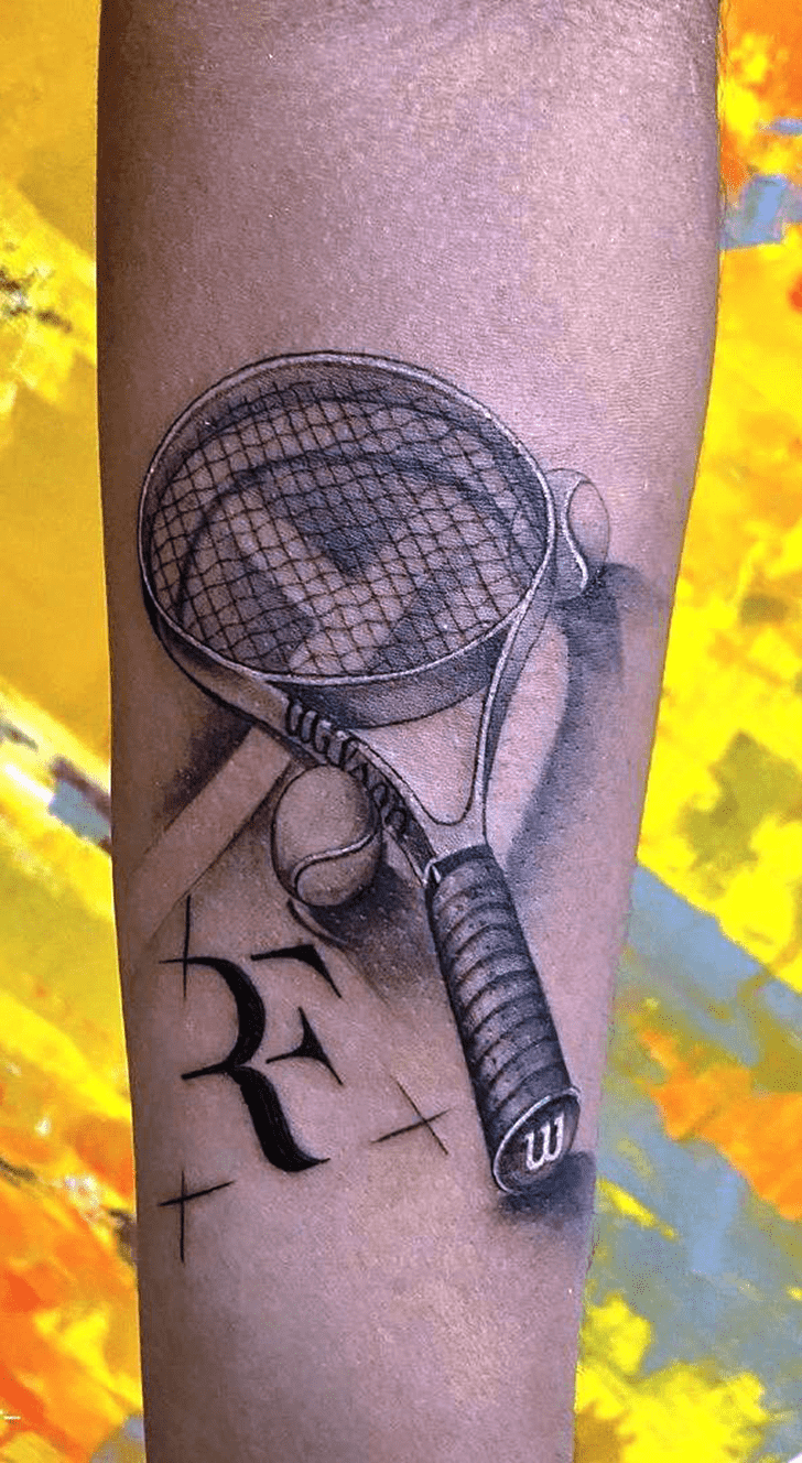 Badminton Tattoo Figure