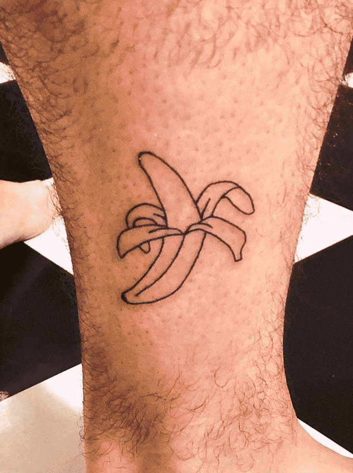 Banana Tattoo Shot