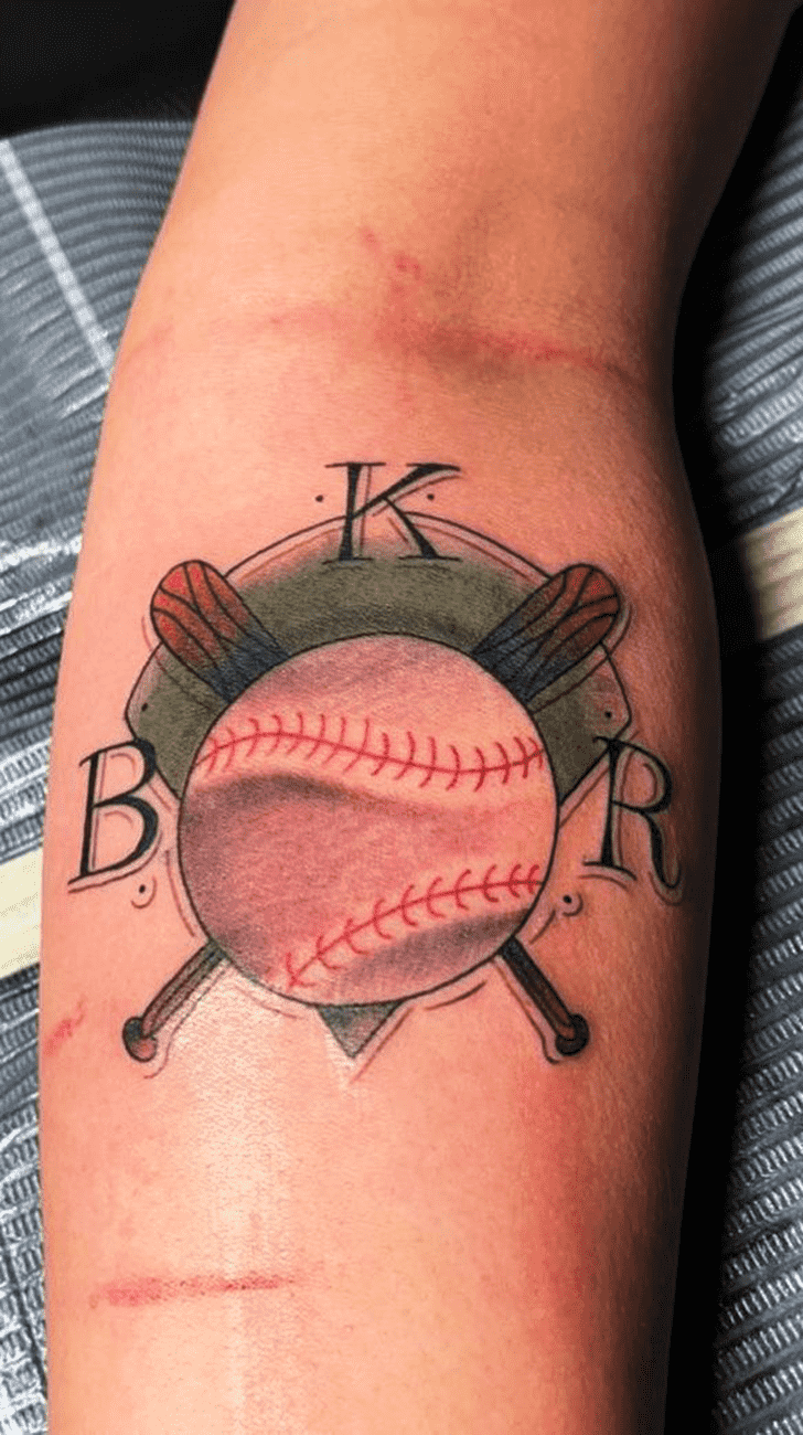 Baseball Tattoo Design Image