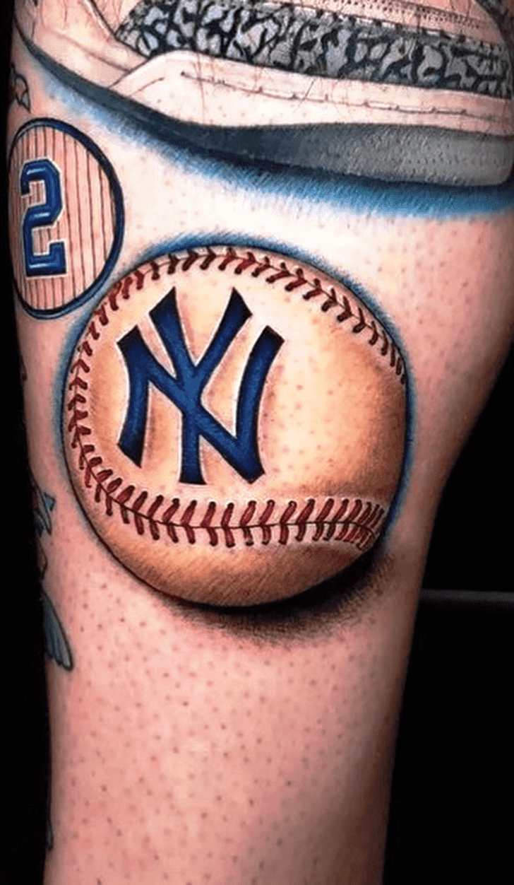 Baseball Tattoo Picture