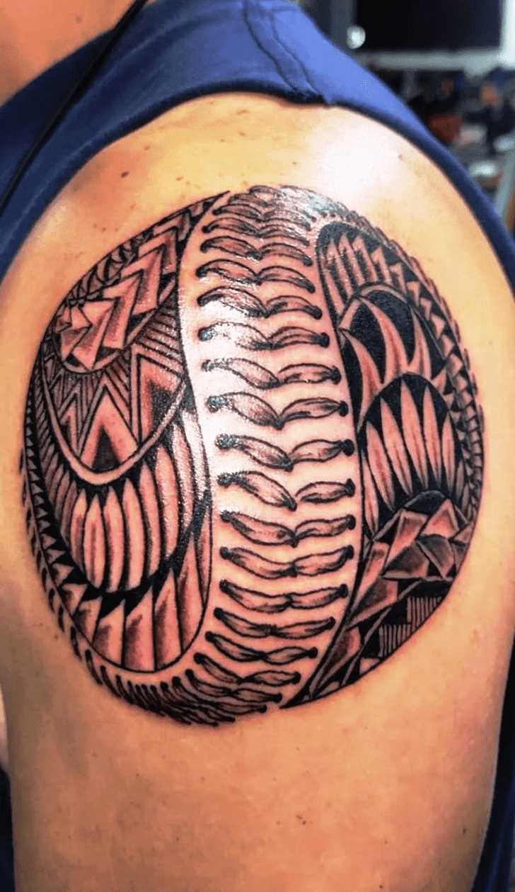 Baseball Tattoo Photo