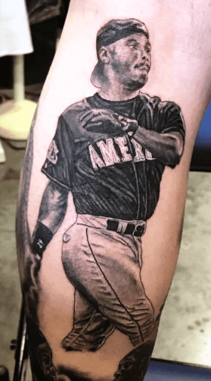 Baseball Tattoo Portrait