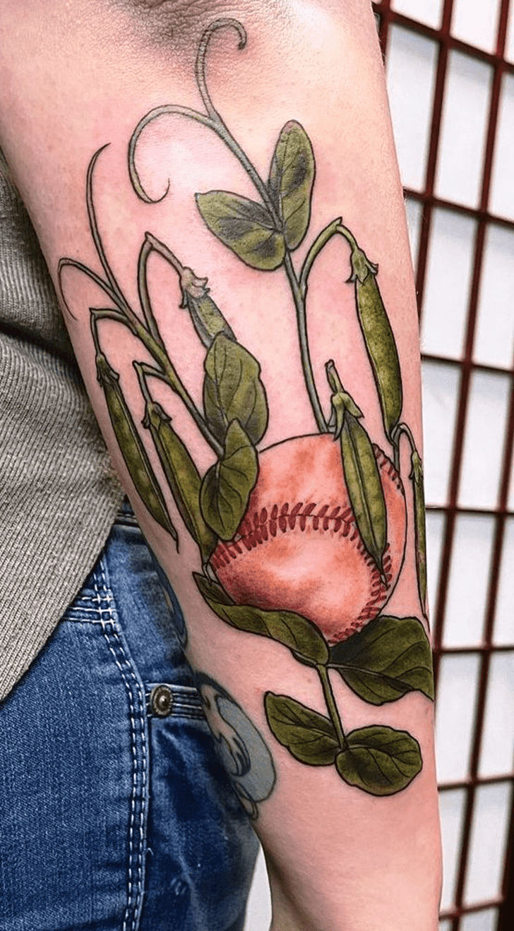 Baseball Tattoo Ink