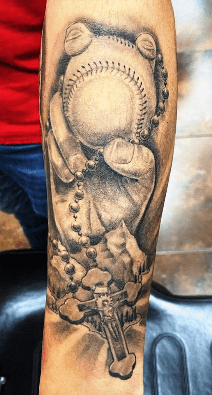 Baseball Tattoo Design Image