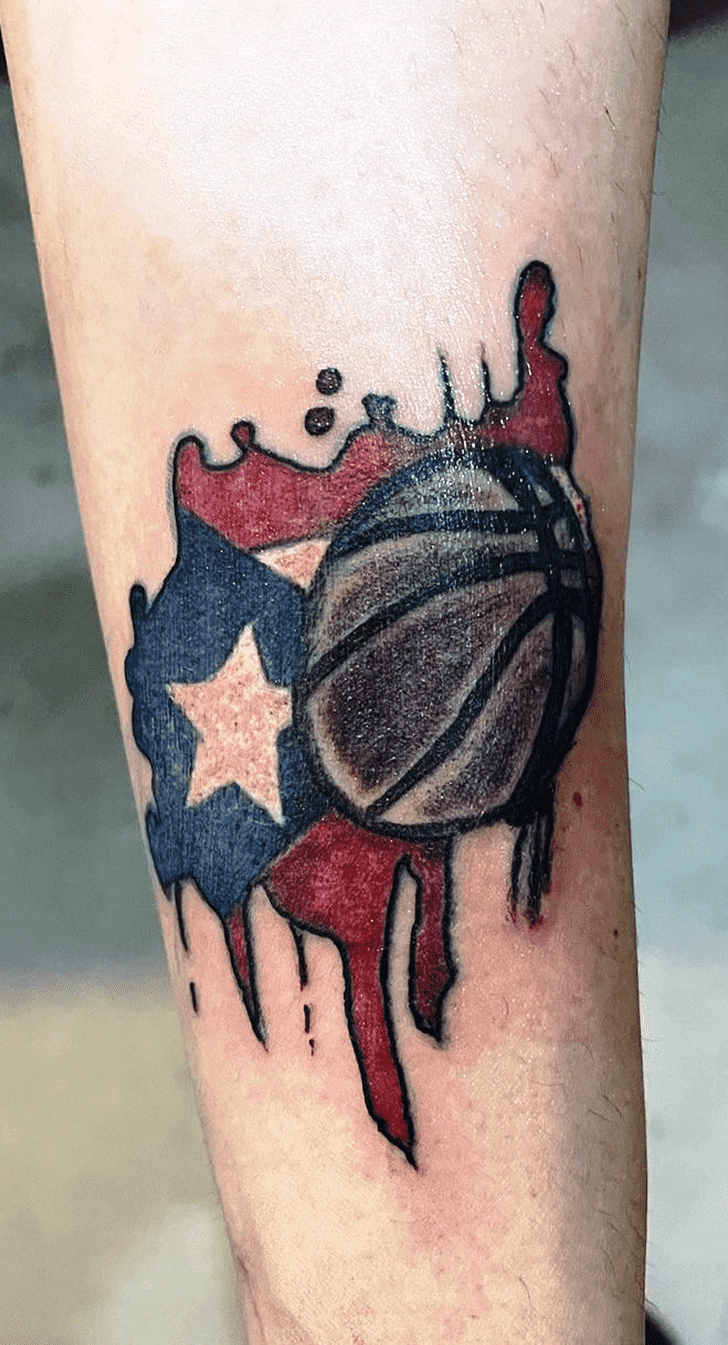 Basketball Tattoo Snapshot