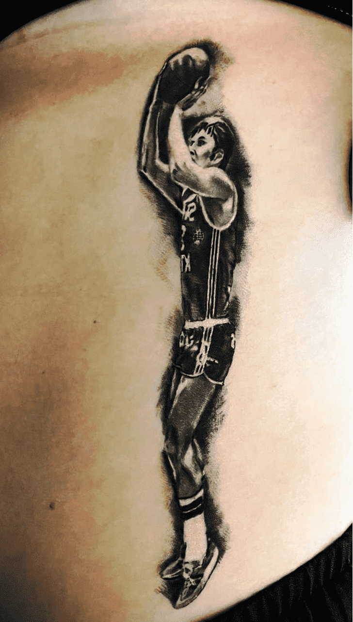 Basketball Tattoo Portrait