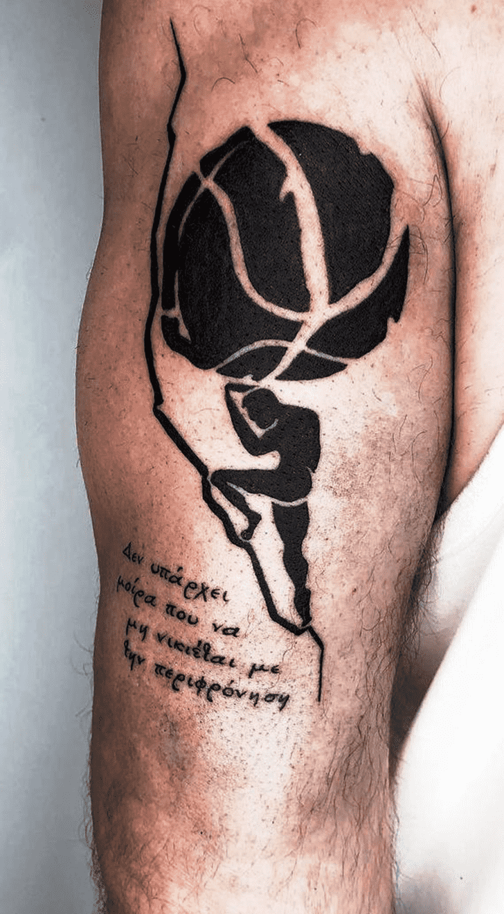 Basketball Tattoo Ink
