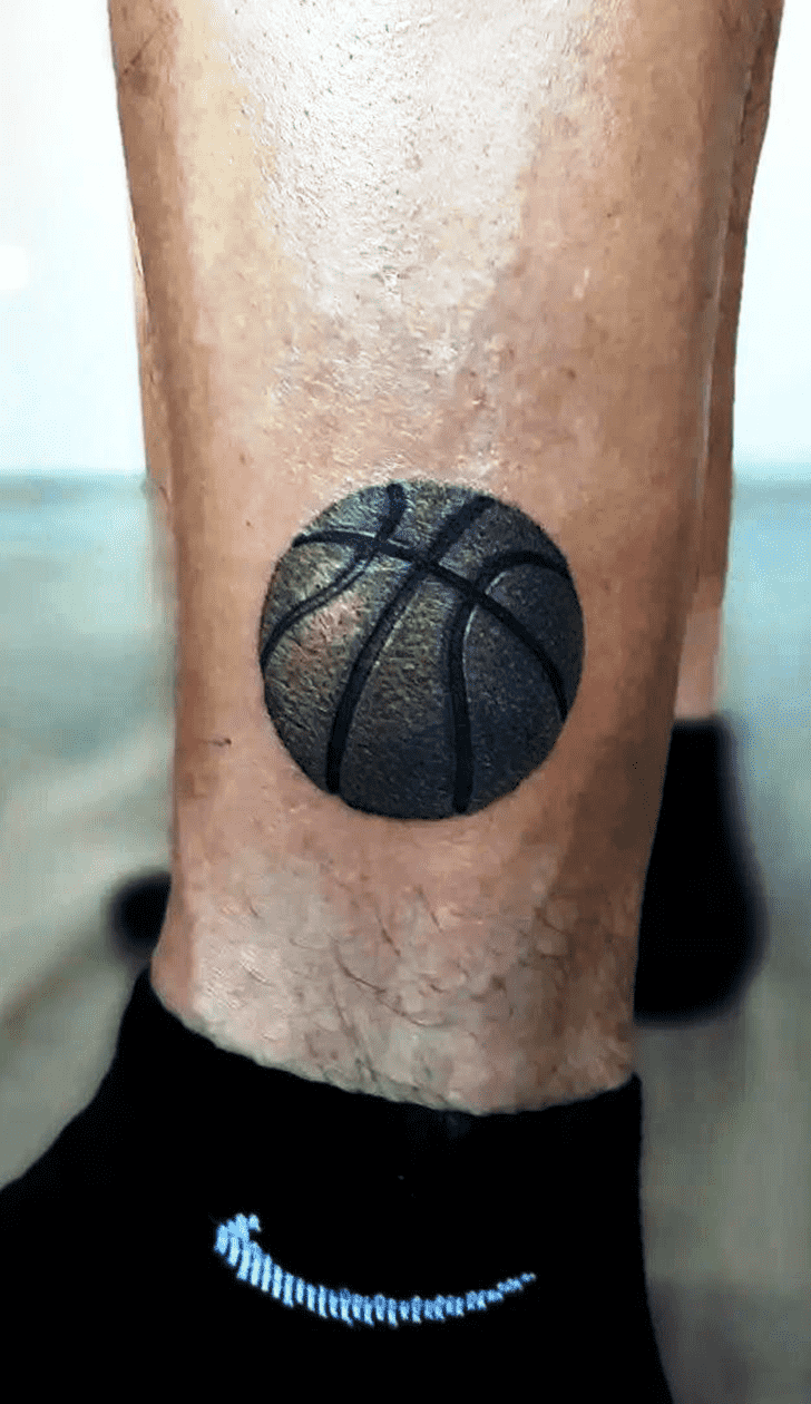 Basketball Tattoo Design Image