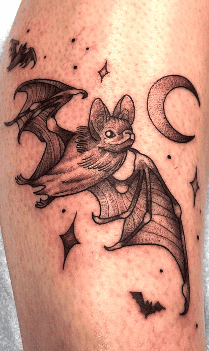 Bat Tattoo Shot
