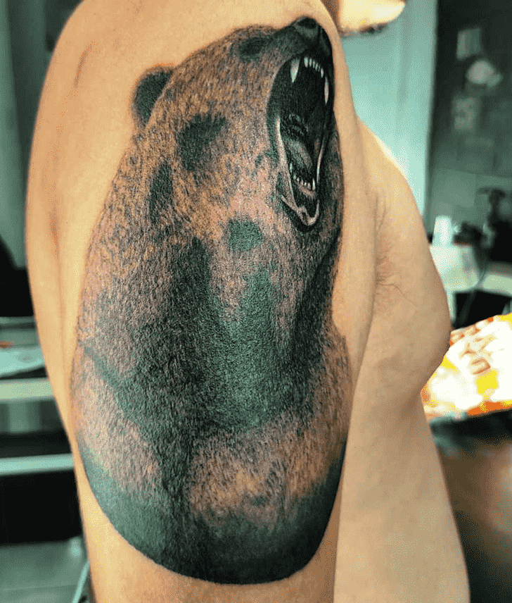 Bear Tattoo Portrait