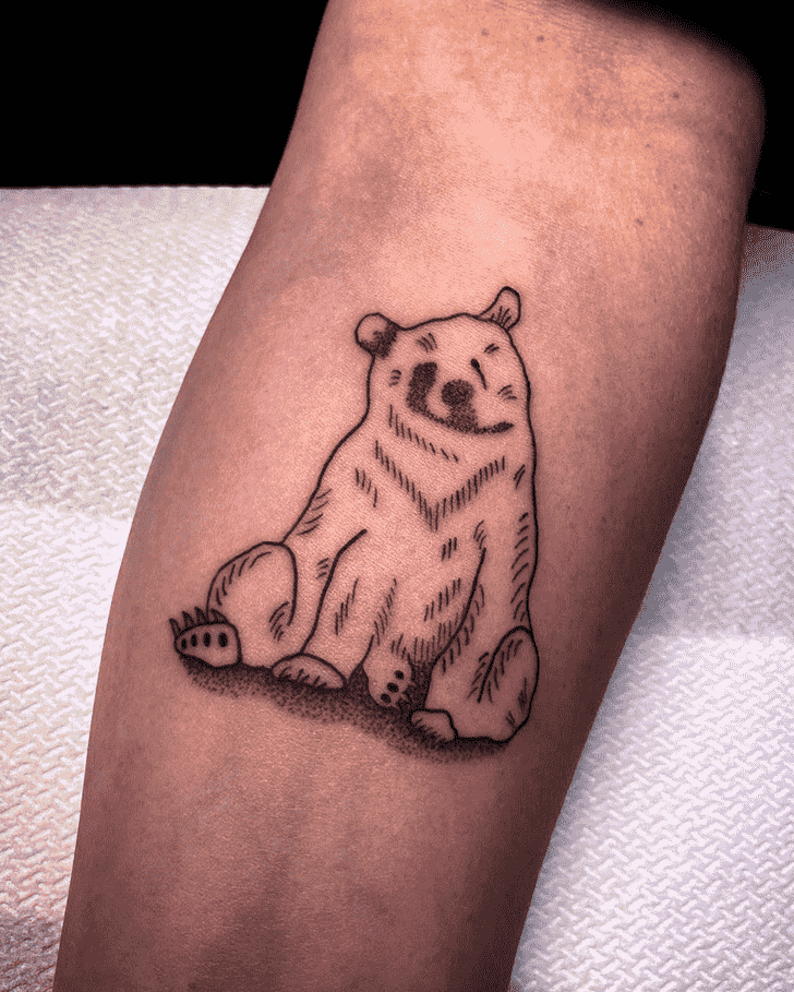 Bear Tattoo Shot
