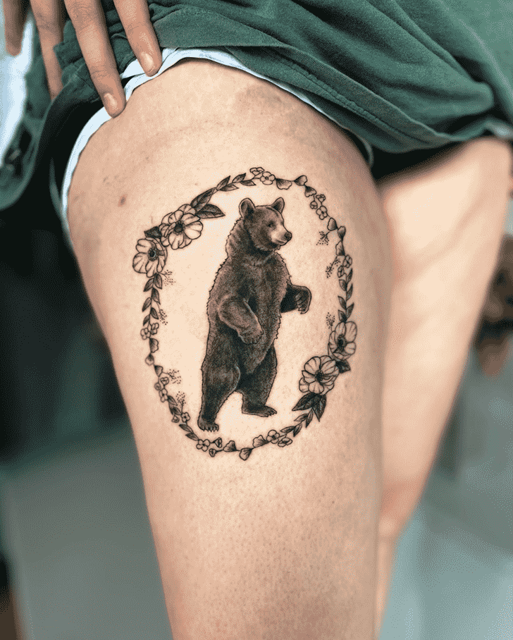 Bear Tattoo Design Image