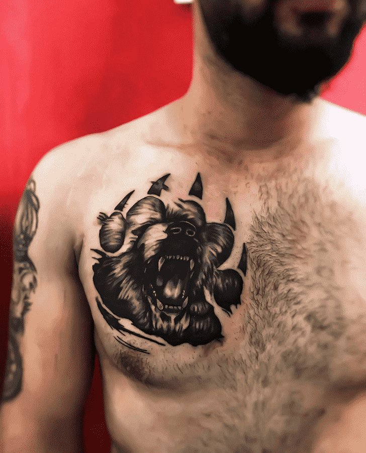 Bear Tattoo Photograph
